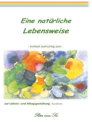 cover image of Eine natürliche Lebensweise